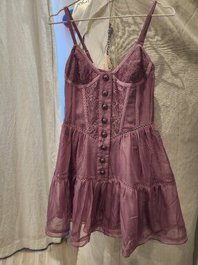 Purple sundress